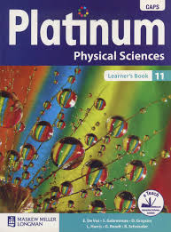 PHYSICAL SCIENCES GRADE 11 PLATINUM LEARNER BOOK