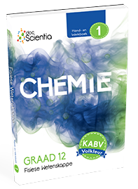 FISIESE WETENSKAPPE GRADE 12 CHEMIE BOOK 1 & 2 DOC SCIENTIA TEXTBOOK & WORKBOOK