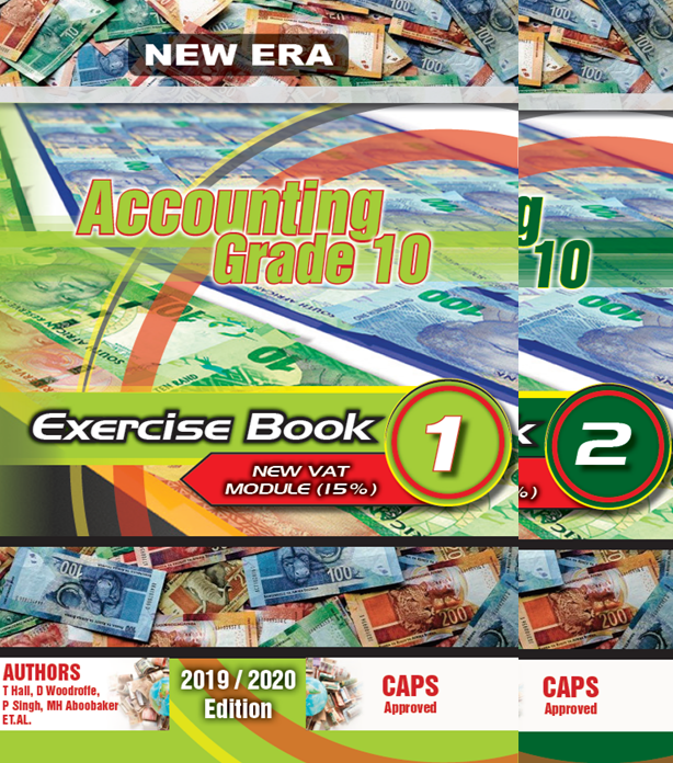 ACCOUNTING GRADE 10 NEW ERA 2022 EDITION EXERCISE BOOKS 1 & 2
