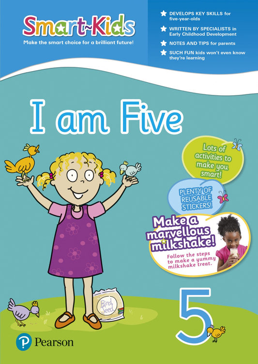 I AM FIVE PEARSON SMART KIDS LEARNER BOOK