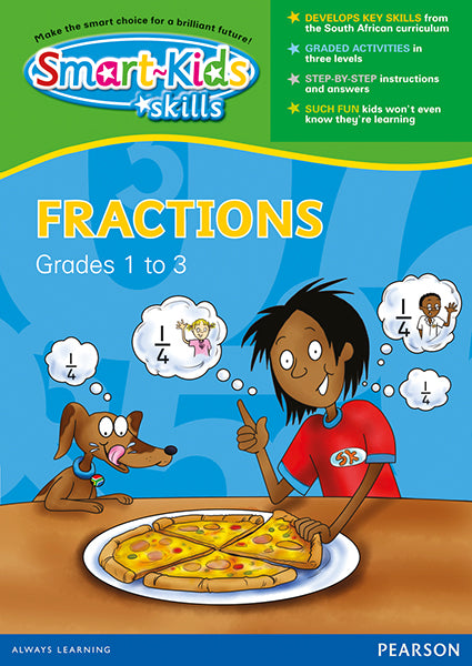 FRACTIONS GRADE 1-3 PEARSON SMART KIDS LEARNER BOOK