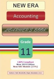 ACCOUNTING GRADE 11 NEW ERA 2019 EDITION LEARNER BOOK