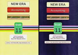 ACCOUNTING GRADE 11 NEW ERA 2019 EDITION WORKBOOK SET