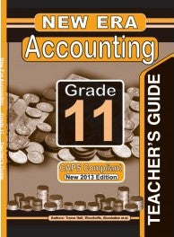 ACCOUNTING GRADE 11 NEW ERA 2013 EDITION TEACHERS GUIDE