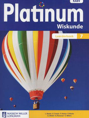 WISKUNDE GRADE 7 PLATINUM LEARNER BOOK