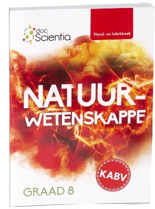 NATUURWETENSKAPPE GRADE 8 DOC SCIENTIA TEXTBOOK & WORKBOOK