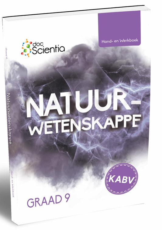 NATUURWETENSKAPPE GRADE 9 DOC SCIENTIA TEXTBOOK & WORKBOOK