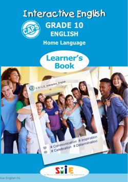 ENGLISH HOME LANGUAGE GRADE 10 INTERACTIVE ENGLISH LEARNER BOOK