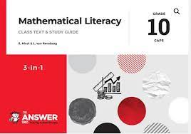 MATHEMATICAL LITERACY GRADE 10 3-IN-1 ANSWER SERIES HANDBOOK & STUDY GUIDE